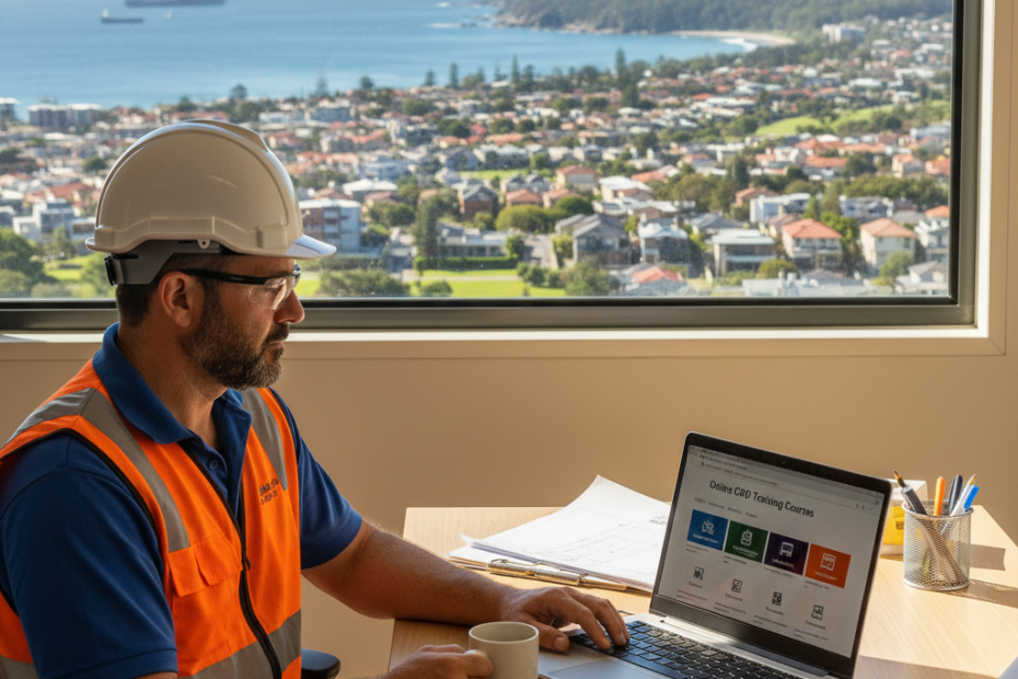 Licensed NSW builder completing online CPD course from Wollongong — Builders CPD Online RTO 91528