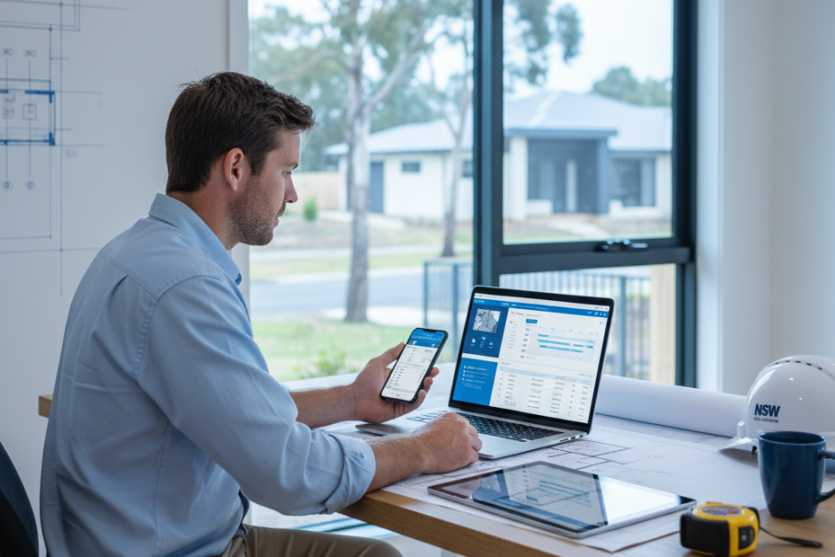 NSW builder using digital project management tools — Digital Literacy CPD — Builders CPD Online RTO 91528