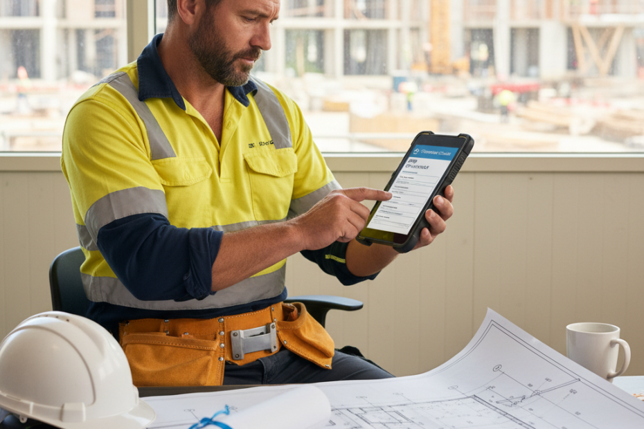 NSW builder reviewing CPD compliance checklist for licence renewal — Fair Trading requirements