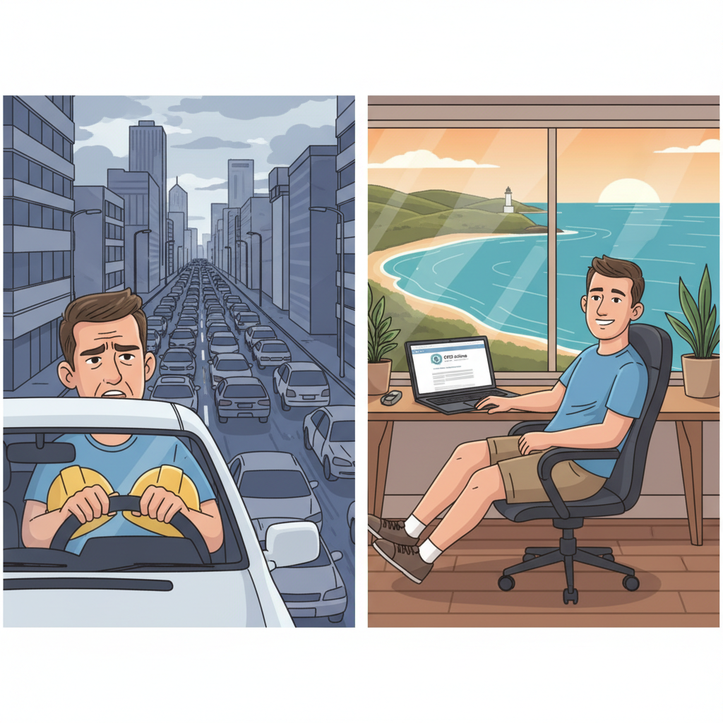 Online vs in-person CPD comparison for Wollongong builders