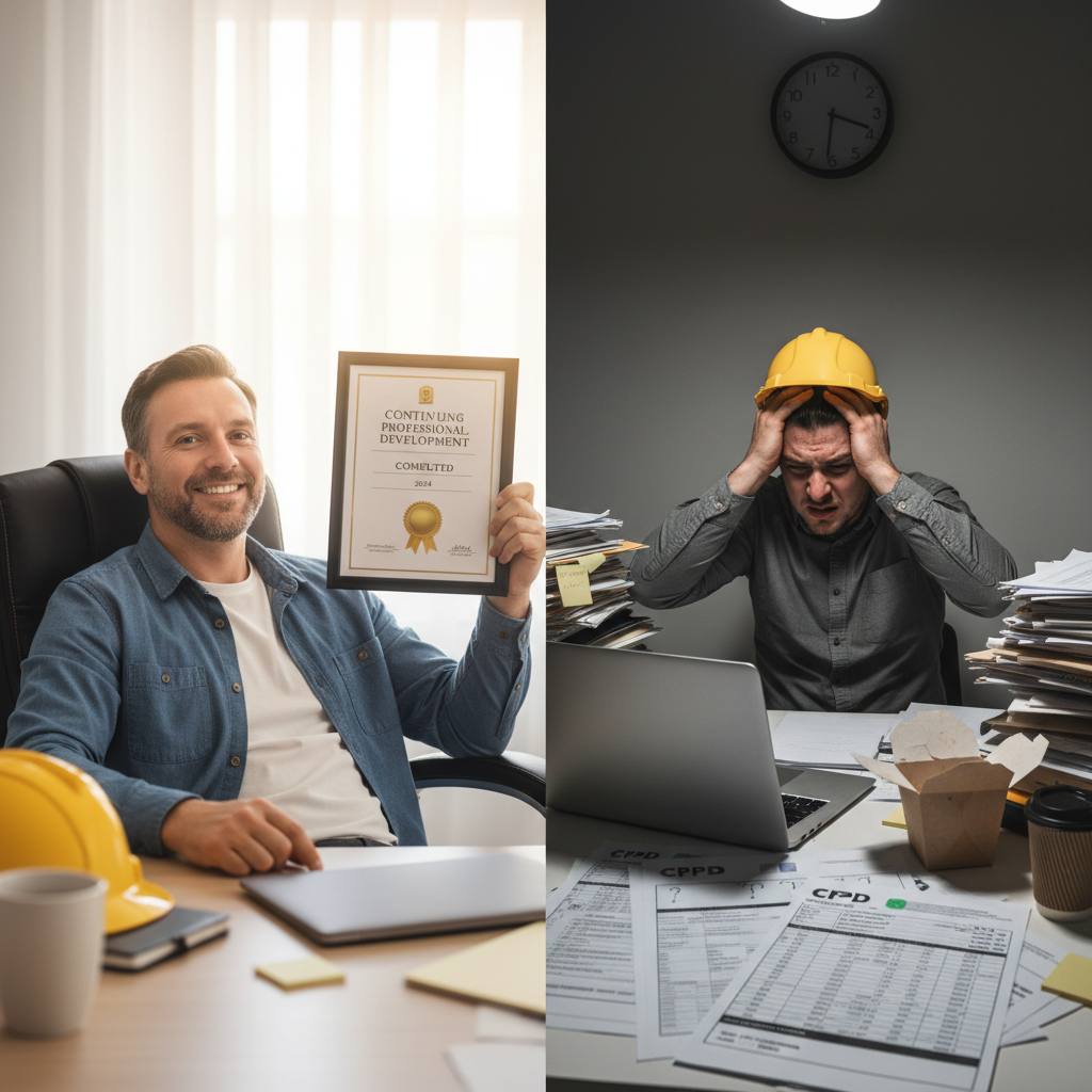 Comparison of NSW builder with completed CPD vs builder without — avoid CPD mistakes — RTO 91528