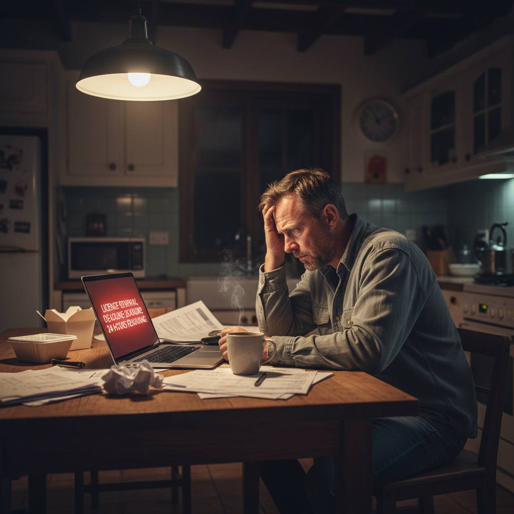 NSW builder stressed about licence renewal deadline — CPD checklist before renewal — Builders CPD Online RTO 91528