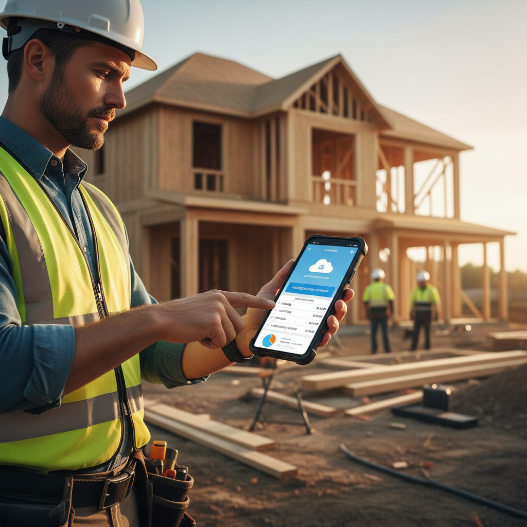 Digital invoicing and payment processing for construction projects — Cloud-based accounting