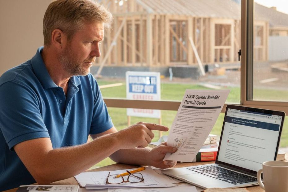 NSW contractor licence vs owner builder permit documents — key differences — Builders CPD Online RTO 91528