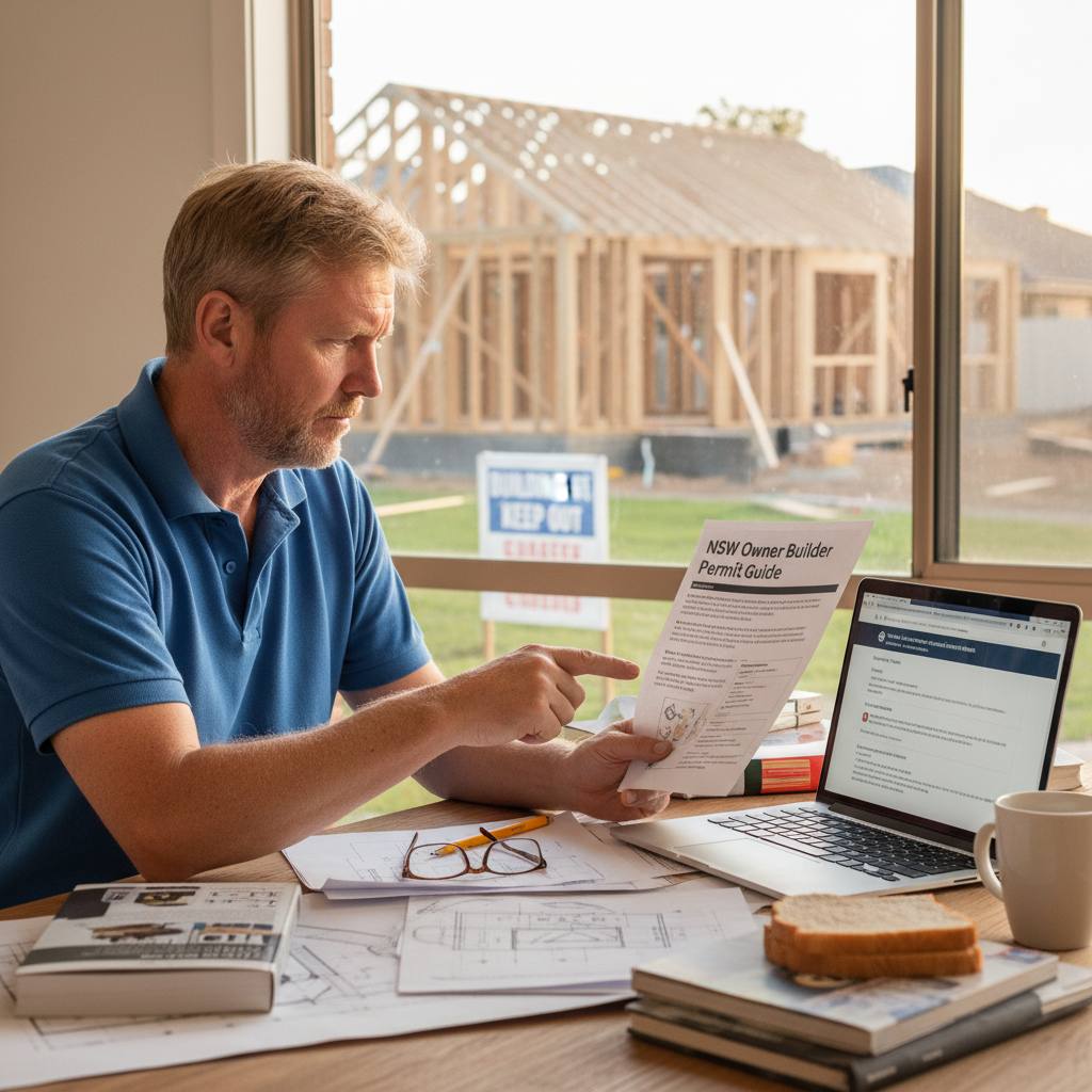 NSW contractor licence vs owner builder permit documents — key differences — Builders CPD Online RTO 91528