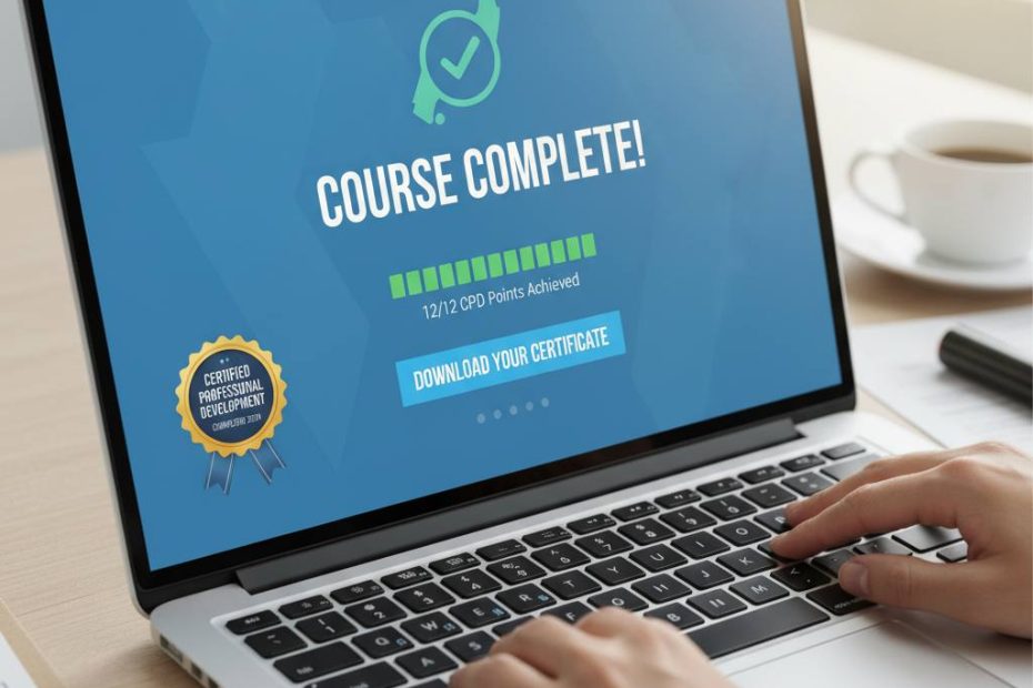 NSW builder completing 12 CPD points online — ready for licence renewal — Builders CPD Online RTO 91528