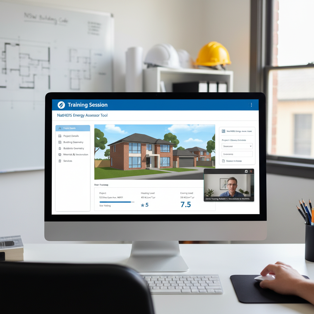 NatHERS energy rating calculation — sustainability CPD for NSW builders