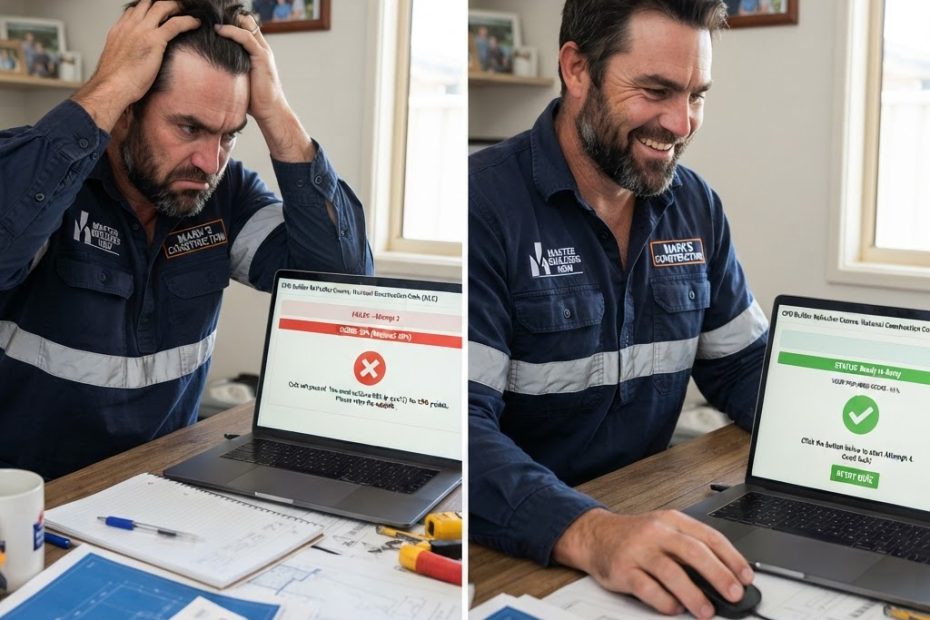 I Failed a CPD Course Quiz - Builders CPD Online RTO 91528