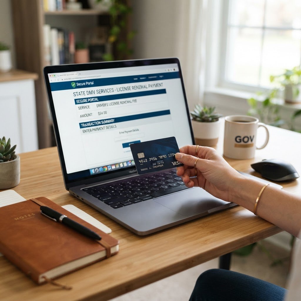 NSW builder paying licence renewal fee online — RTO 91528