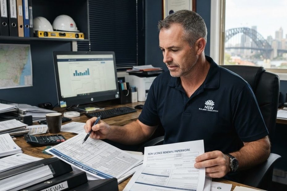 NSW builder reviewing annual CPD calendar - carry over CPD points NSW builder - RTO 91528