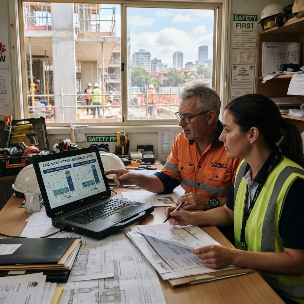 NSW builders comparing annual training plans - CPD points NSW builder - Builders CPD Online